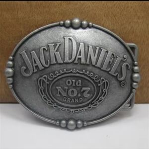 Jack Daniels Old No. 7 Silver Oval OR Barrels Belt Buckle Choose Style